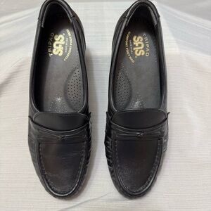 SAS Easier Tripad Comfort Loafer Black Slip On Shoes Women's Sz 6m
